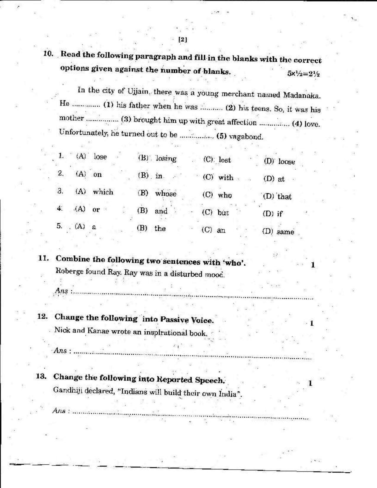 AP Class 10 English (Paper I) 2019 Question Paper - Page 6