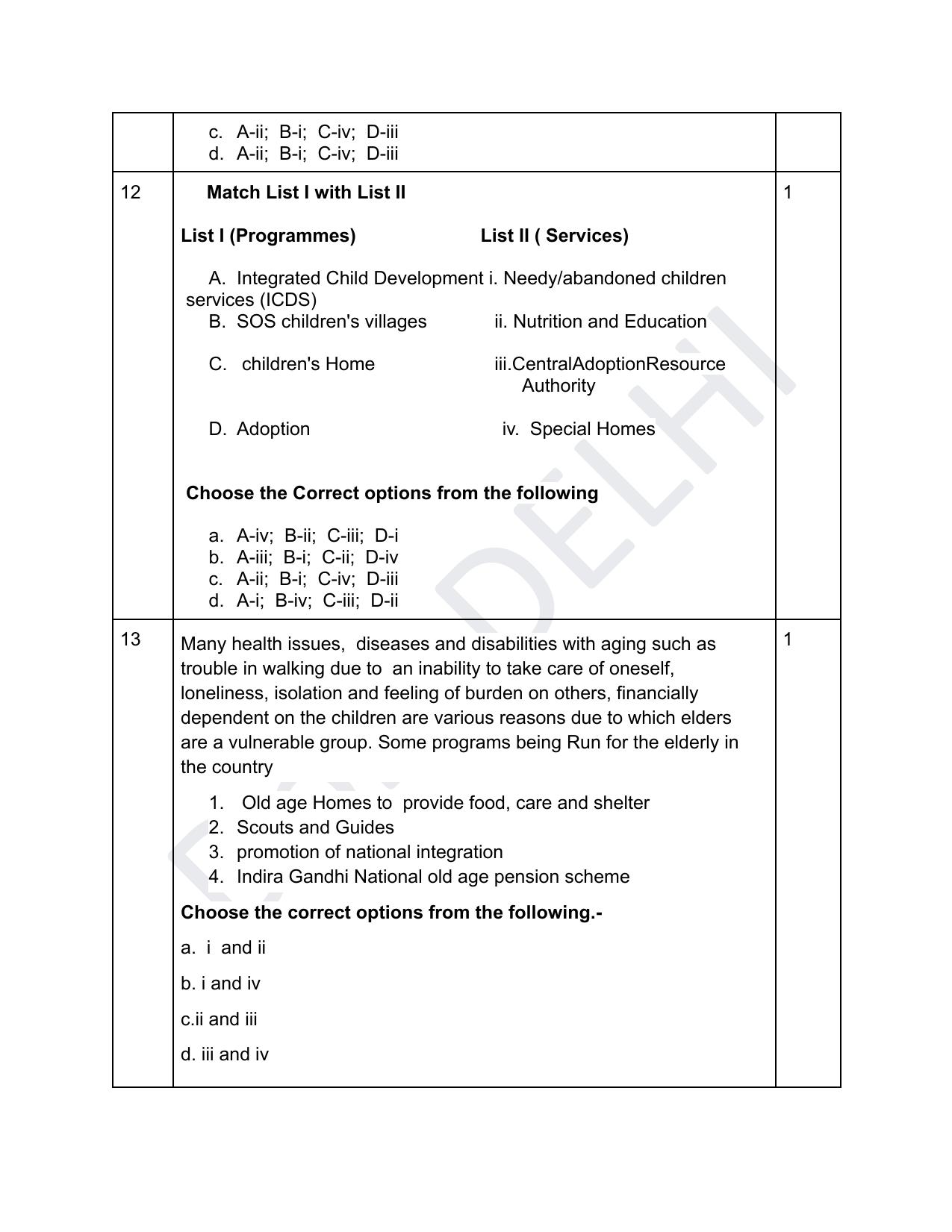 Edudel Class 12 Home Science (English) Practice Papers-1 (2023-24) - Page 4