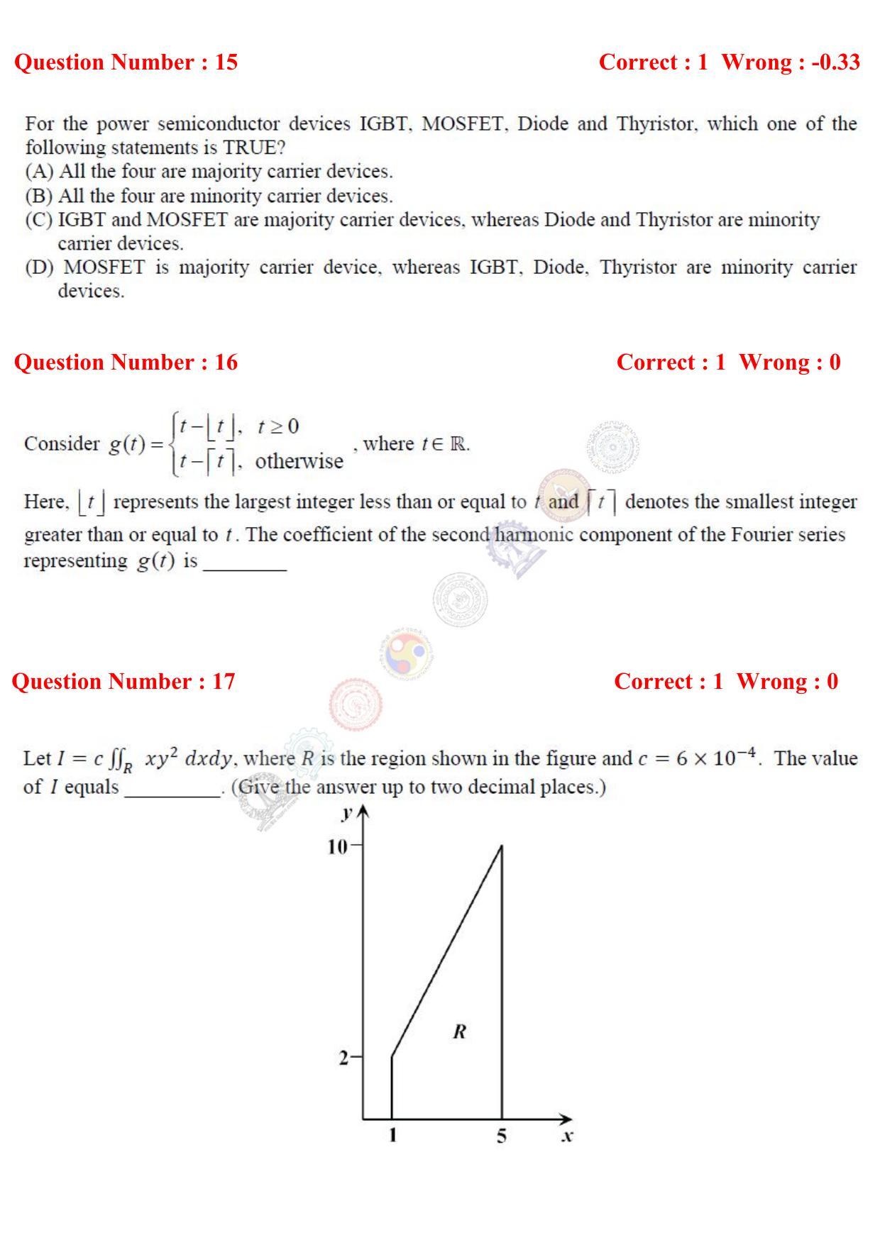 GATE 2017 Electrical Engineering (EE) Question Paper with Answer Key - Page 7