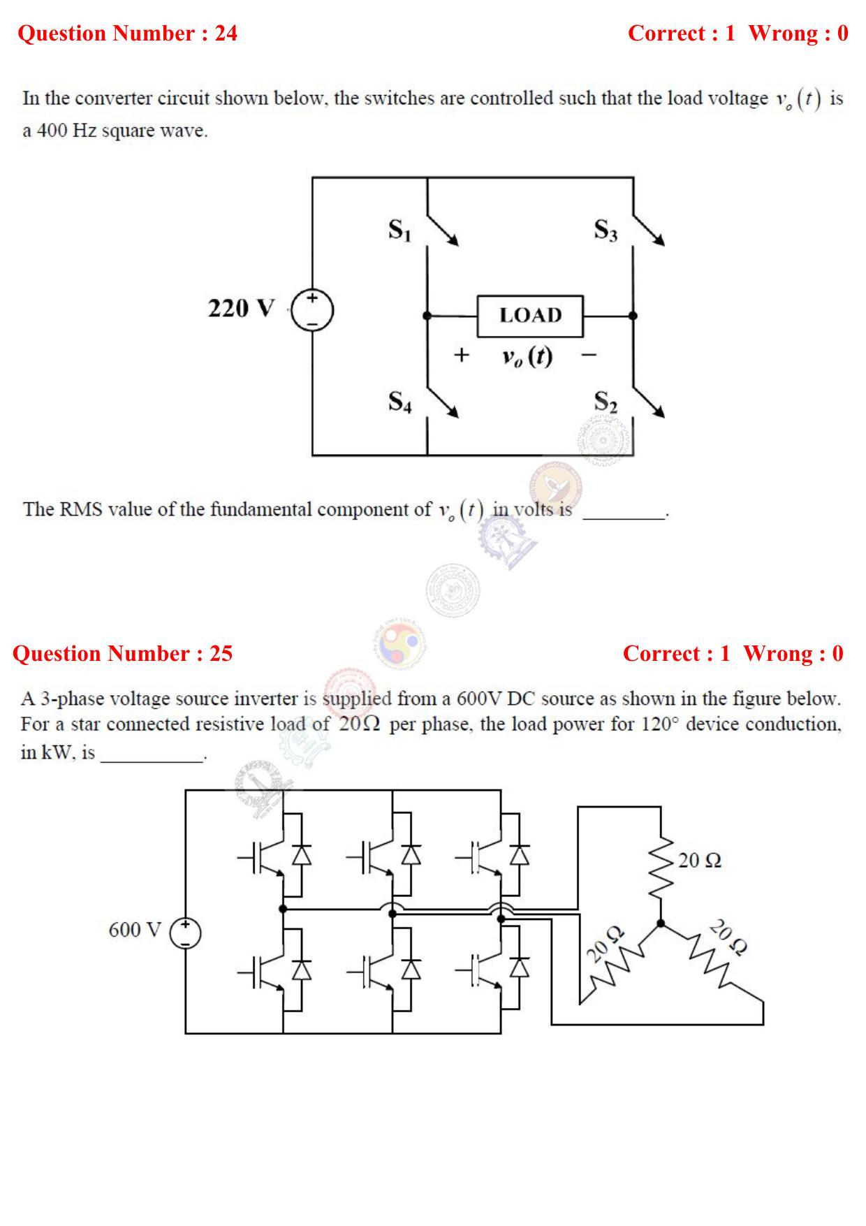 GATE 2017 Electrical Engineering (EE) Question Paper with Answer Key - Page 10