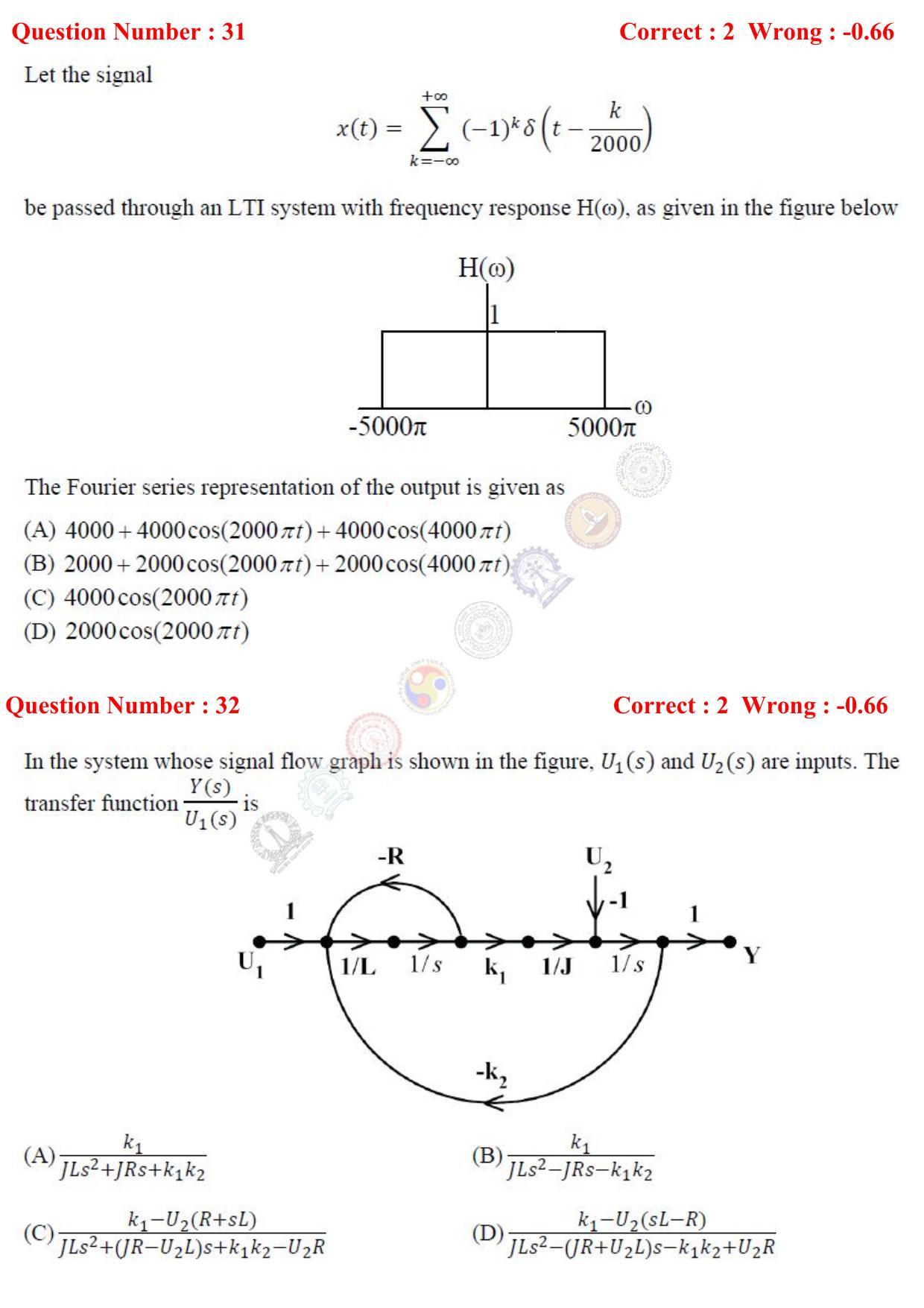 GATE 2017 Electrical Engineering (EE) Question Paper with Answer Key - Page 13