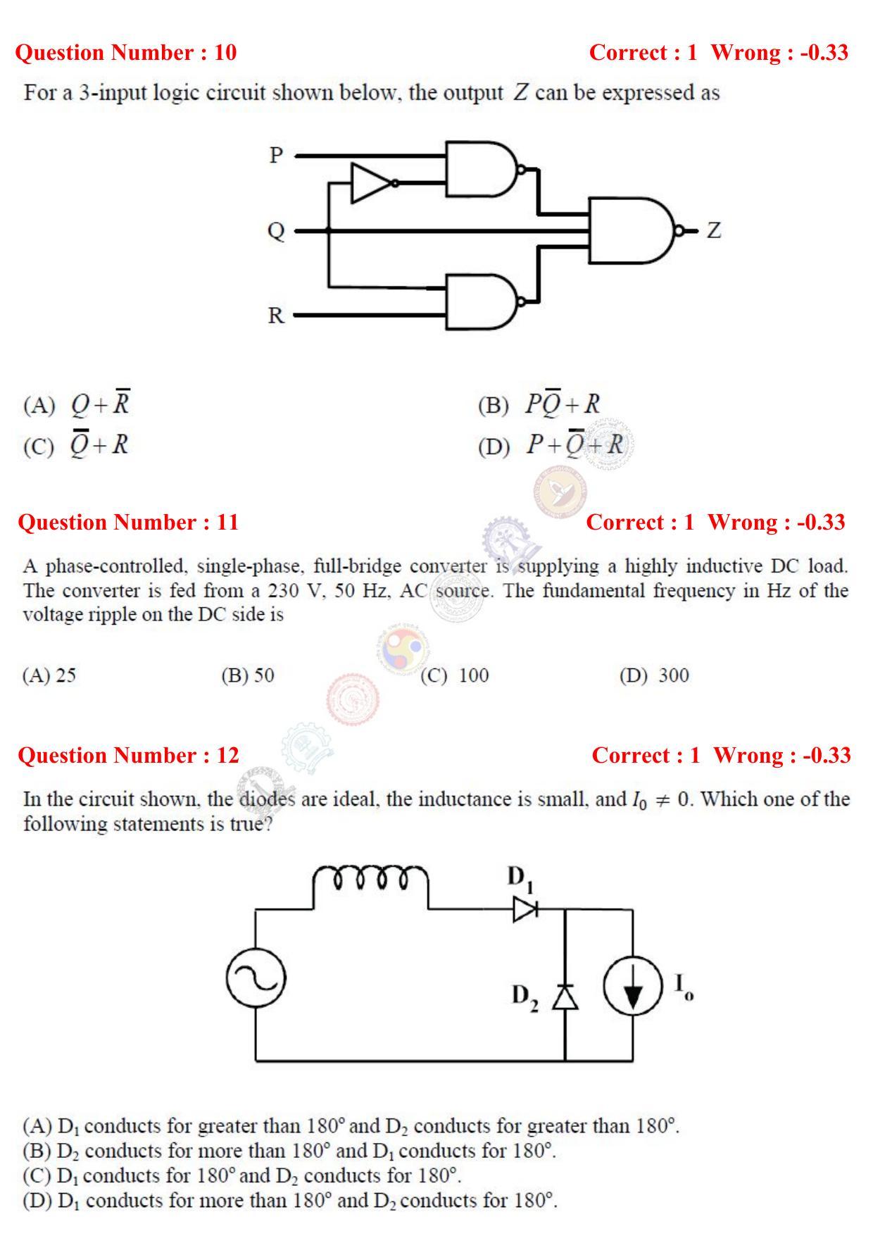 GATE 2017 Electrical Engineering (EE) Question Paper with Answer Key - Page 34