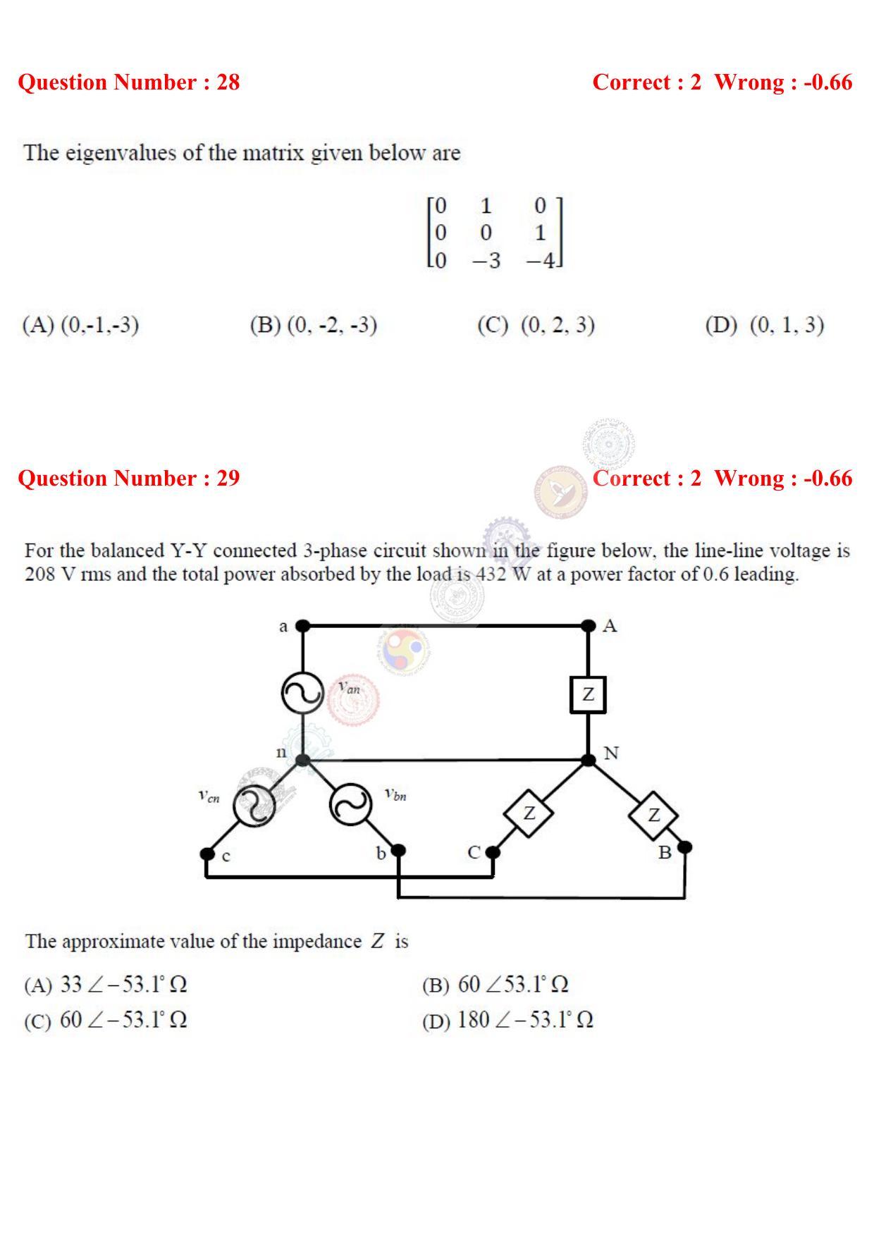 GATE 2017 Electrical Engineering (EE) Question Paper with Answer Key - Page 40