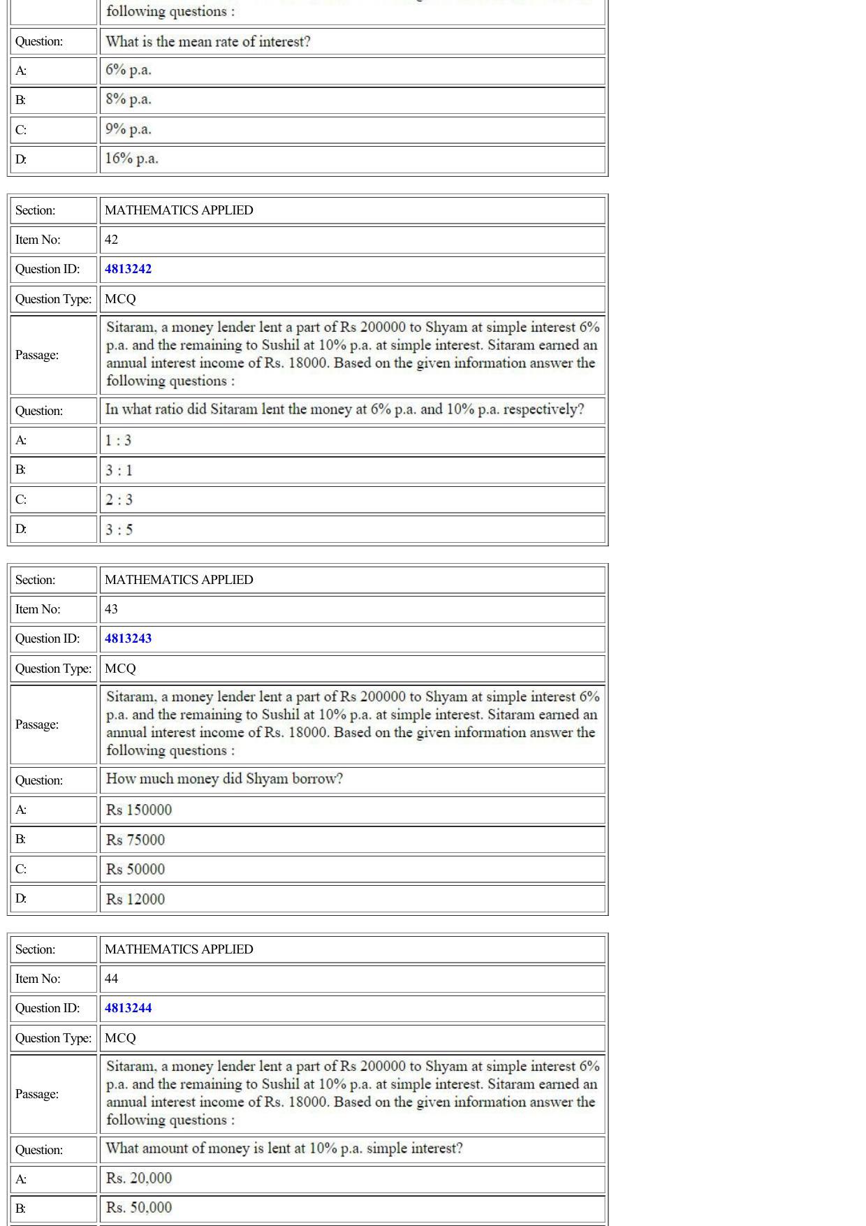 CUET 2022 Question Paper of Mathematics/ Applied Mathematics - Page 13