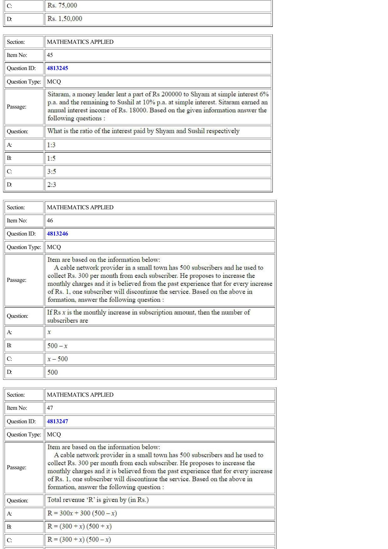 CUET 2022 Question Paper of Mathematics/ Applied Mathematics - Page 14