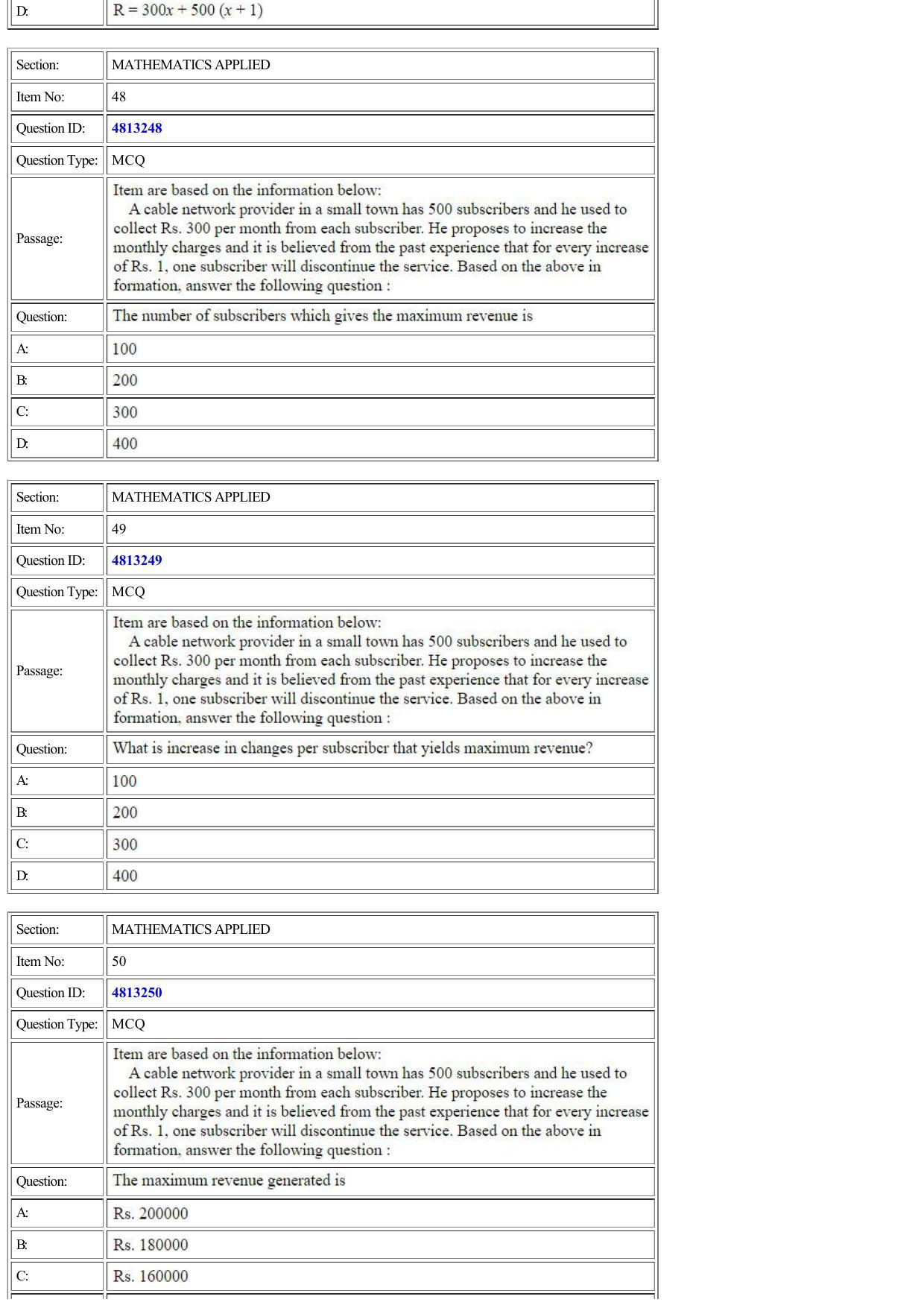 CUET 2022 Question Paper of Mathematics/ Applied Mathematics - Page 15