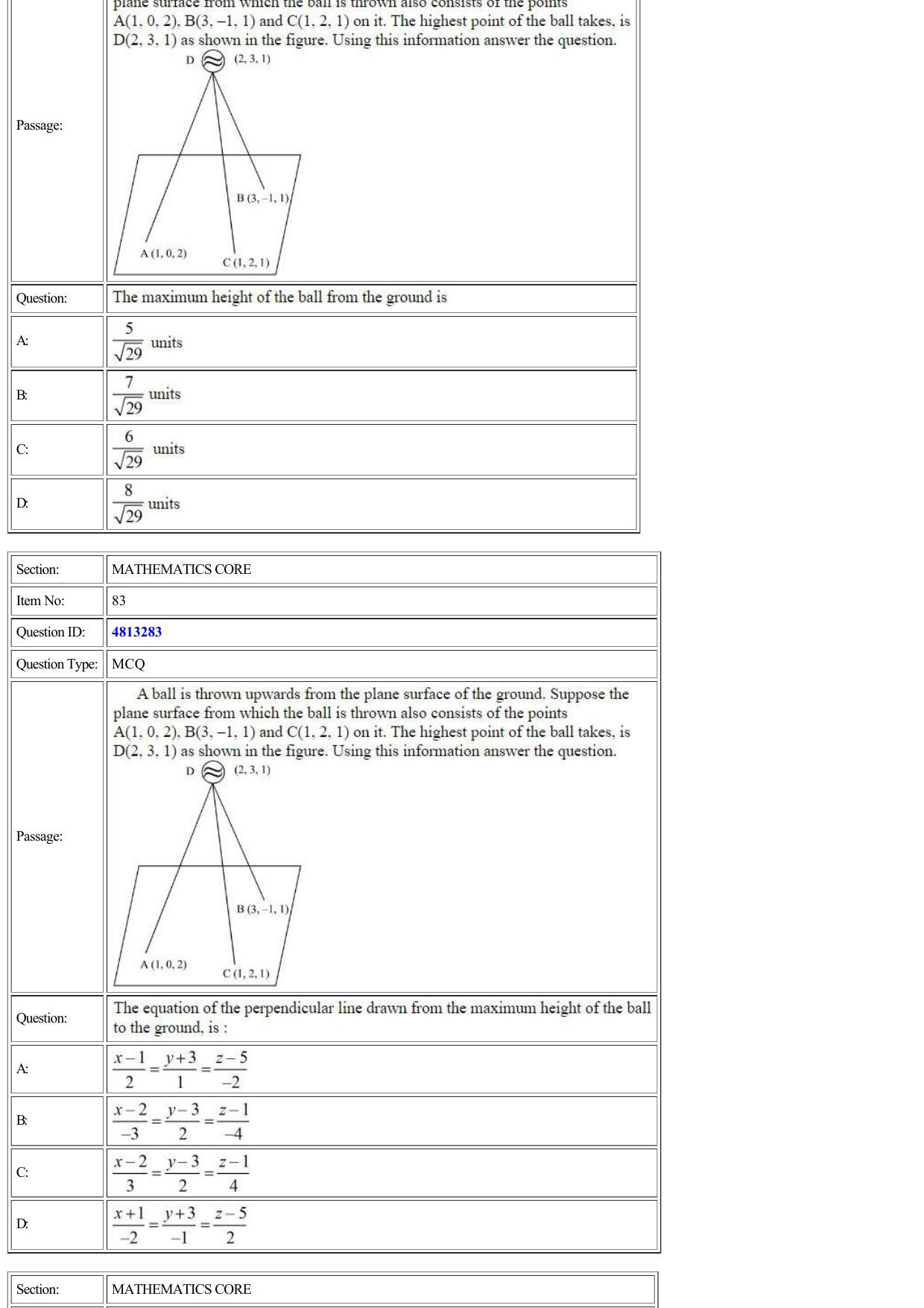 CUET 2022 Question Paper of Mathematics/ Applied Mathematics - Page 26