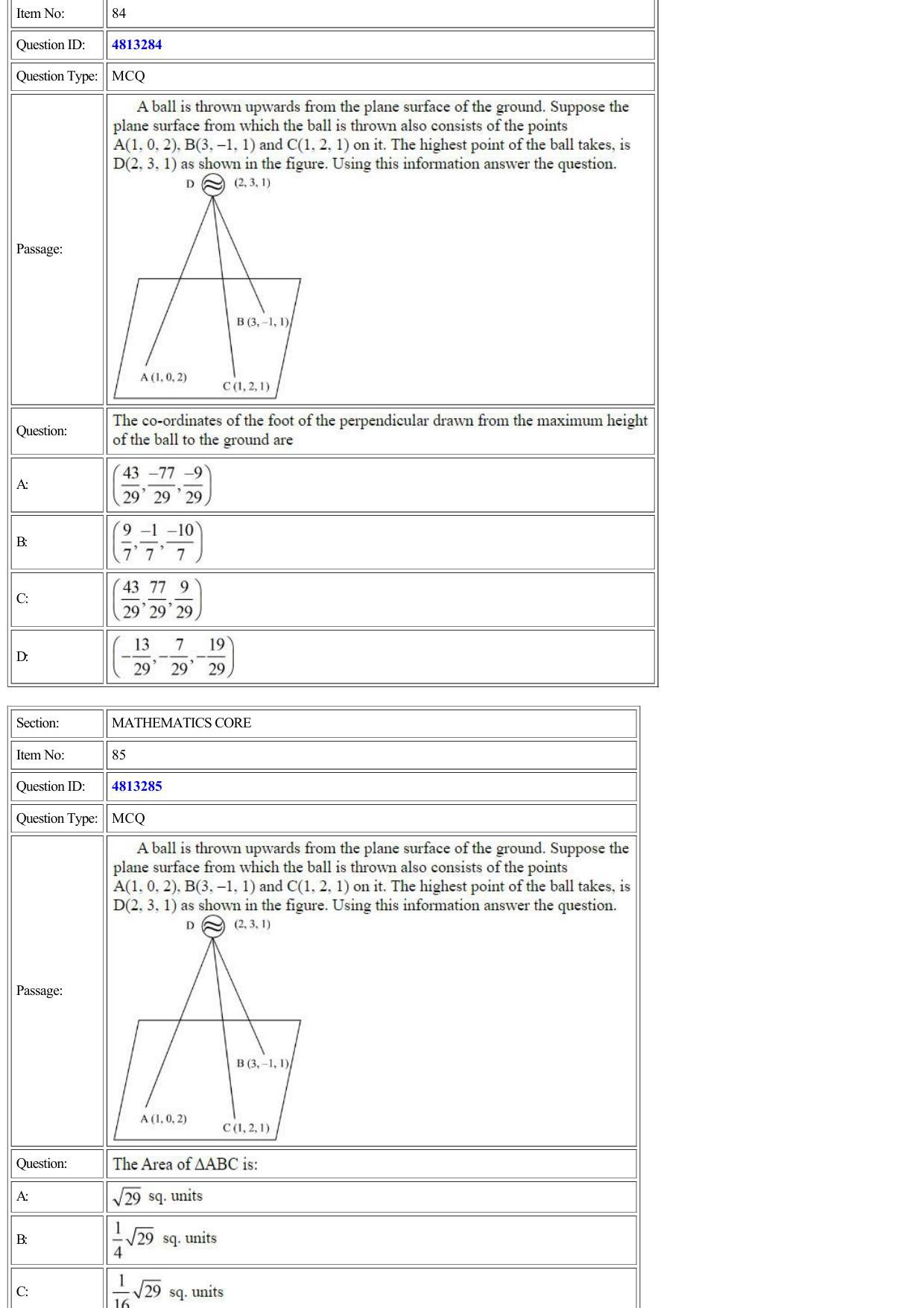 CUET 2022 Question Paper of Mathematics/ Applied Mathematics - Page 27