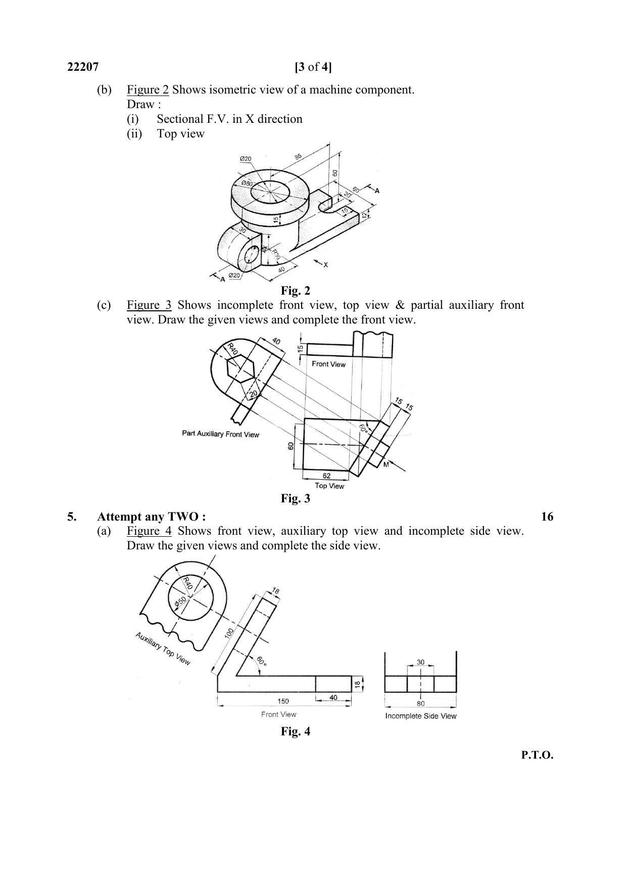 MSBTE Question Paper - 2019 - Engineering Drawing - Page 3