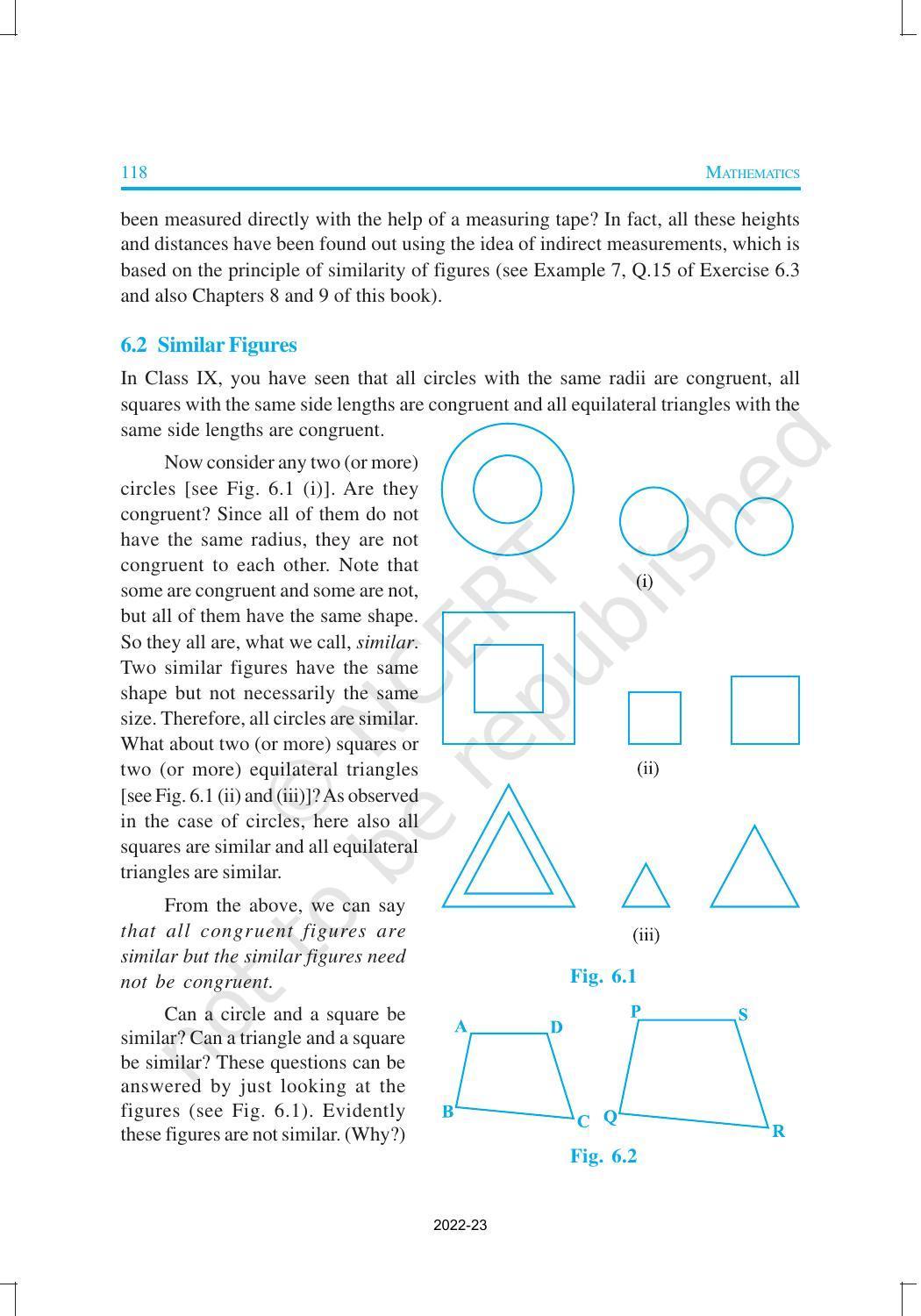 NCERT Book for Class 10 Maths Chapter 6 Triangles - Page 2