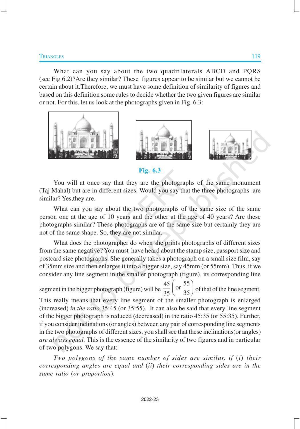 NCERT Book for Class 10 Maths Chapter 6 Triangles - Page 3