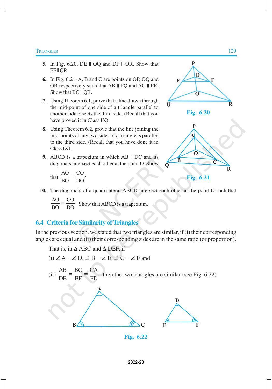 NCERT Book for Class 10 Maths Chapter 6 Triangles - Page 13