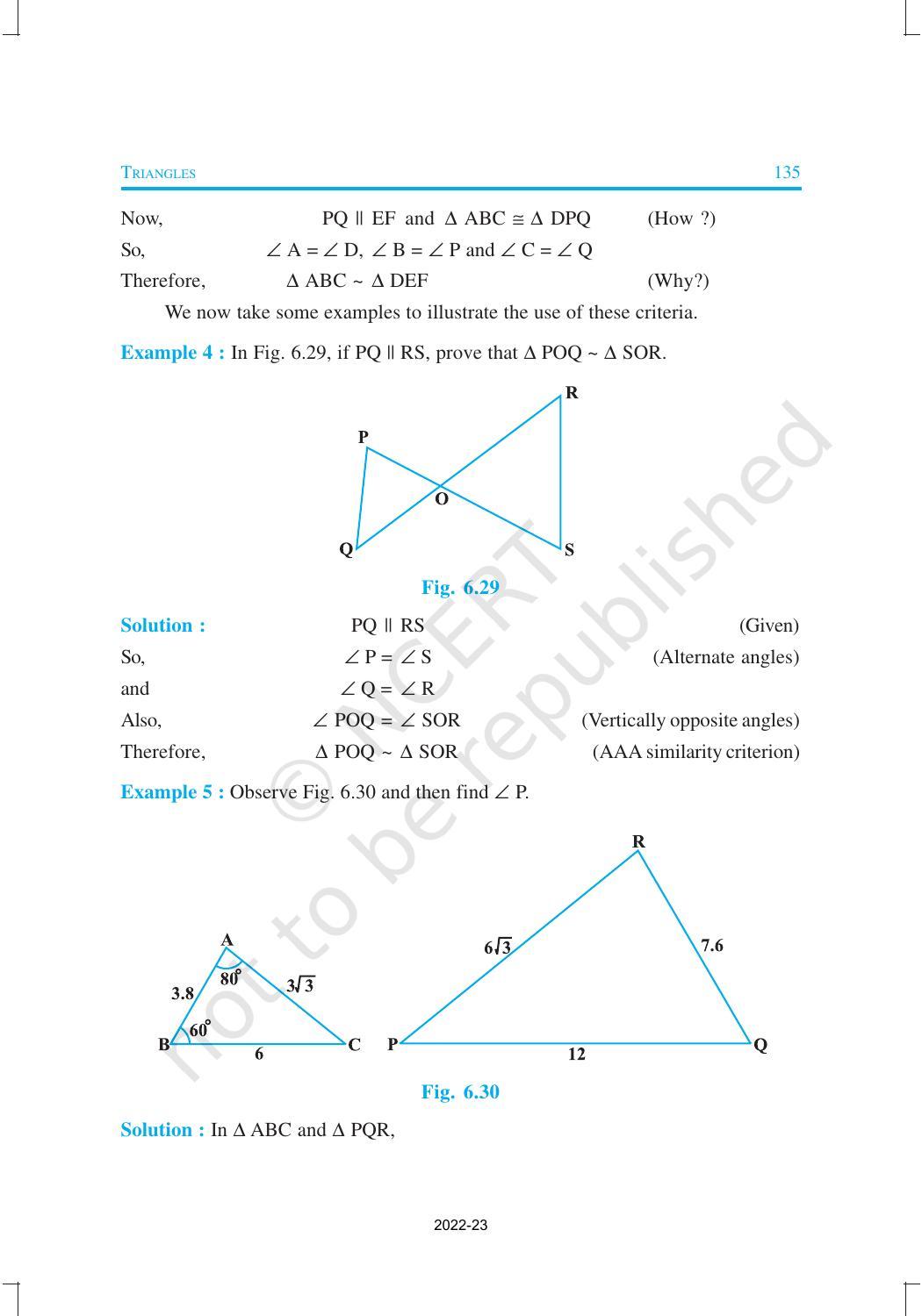 NCERT Book for Class 10 Maths Chapter 6 Triangles - Page 19