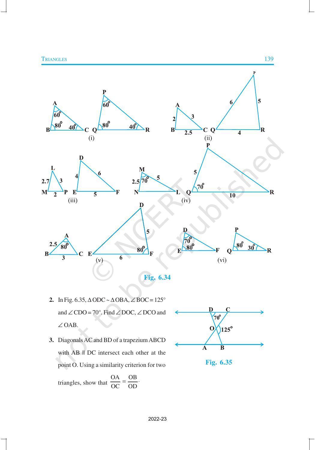 NCERT Book for Class 10 Maths Chapter 6 Triangles - Page 23