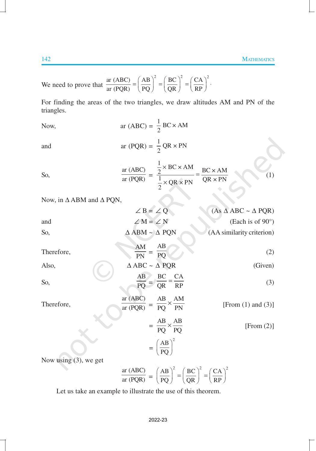 NCERT Book for Class 10 Maths Chapter 6 Triangles - Page 26