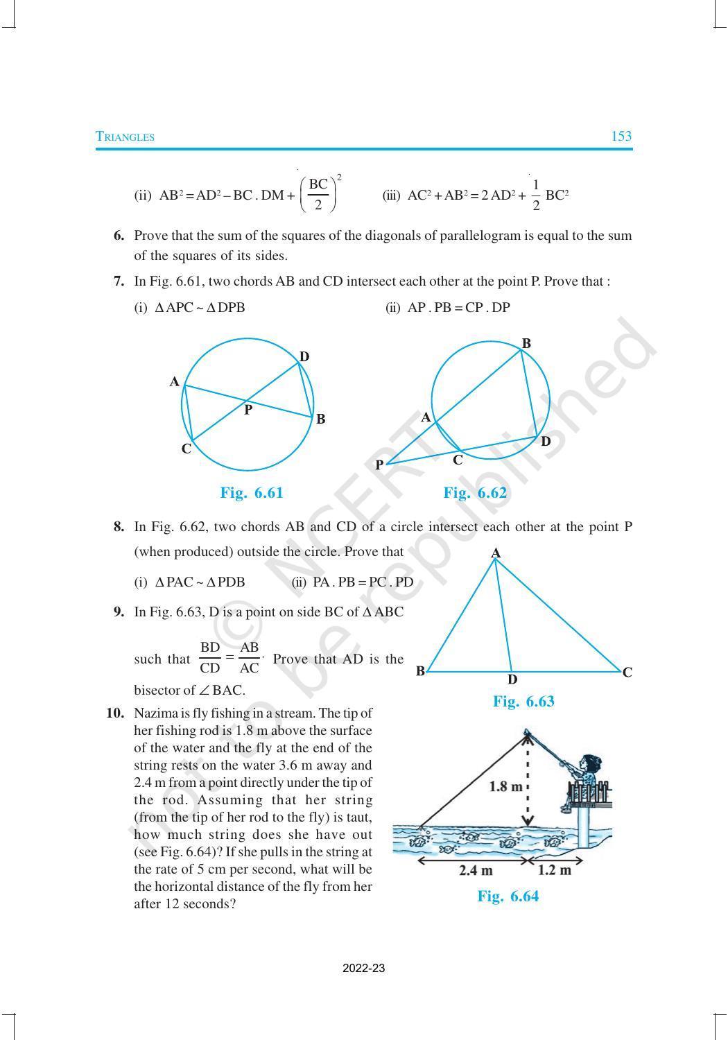 NCERT Book for Class 10 Maths Chapter 6 Triangles - Page 37