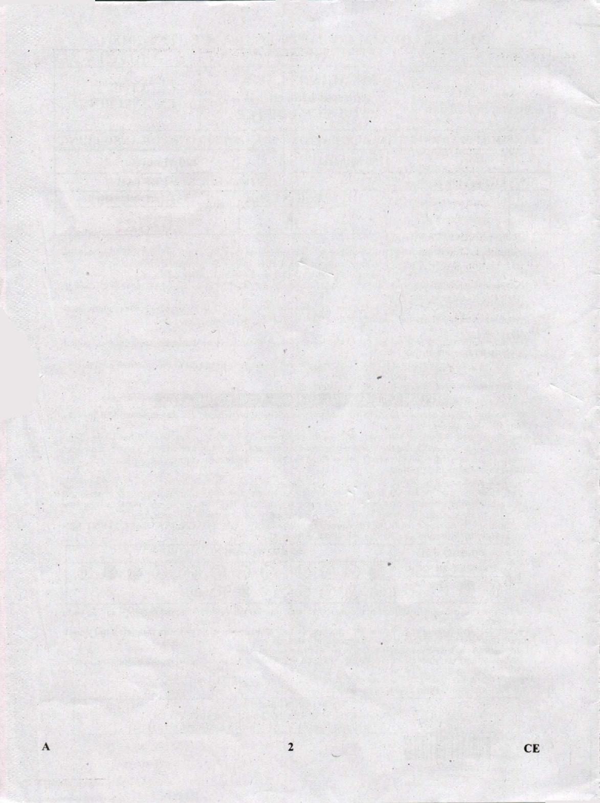 Karnataka PGCET 2018 Civil Engineering Question Paper - Page 2