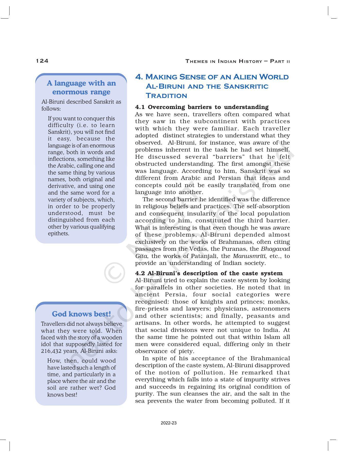 NCERT Book for Class 12 History (Part-1) Chapter 5 Through the Eyes of Travellers - Page 10
