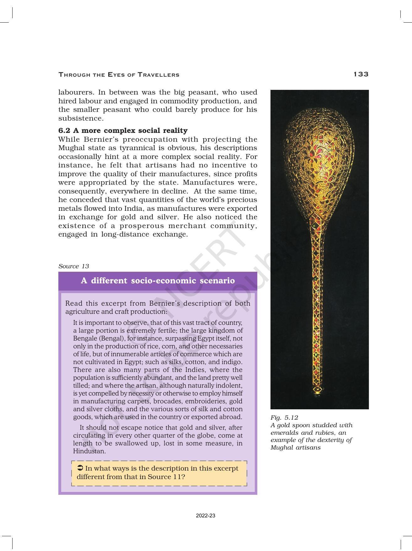 NCERT Book for Class 12 History (Part-1) Chapter 5 Through the Eyes of Travellers - Page 19