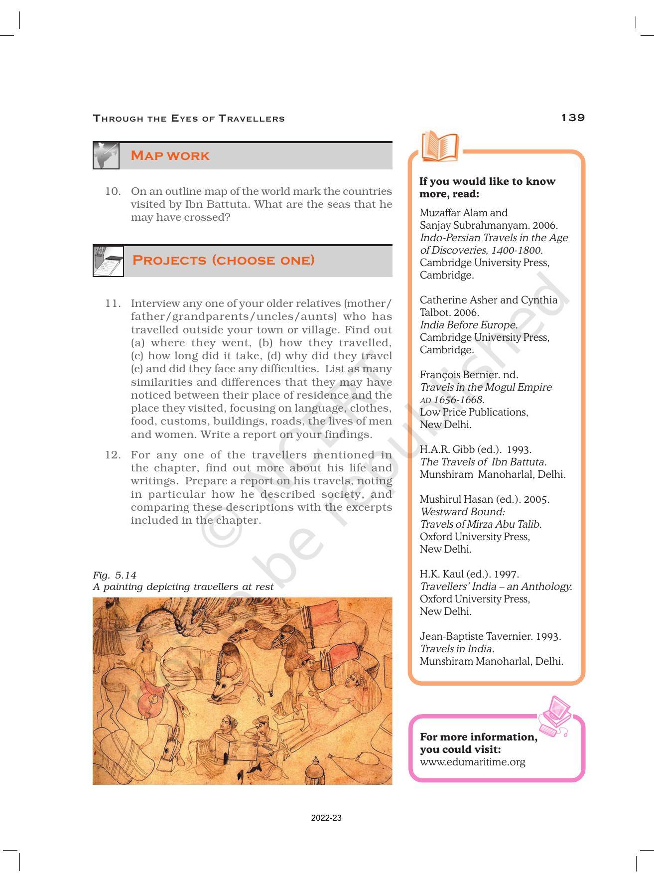 NCERT Book for Class 12 History (Part-1) Chapter 5 Through the Eyes of Travellers - Page 25