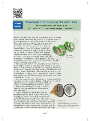 NCERT Book for Class 12 History (Part-1) Chapter 5 Through the Eyes of Travellers