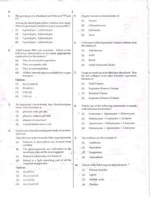NEET Code S 2017 Question Paper