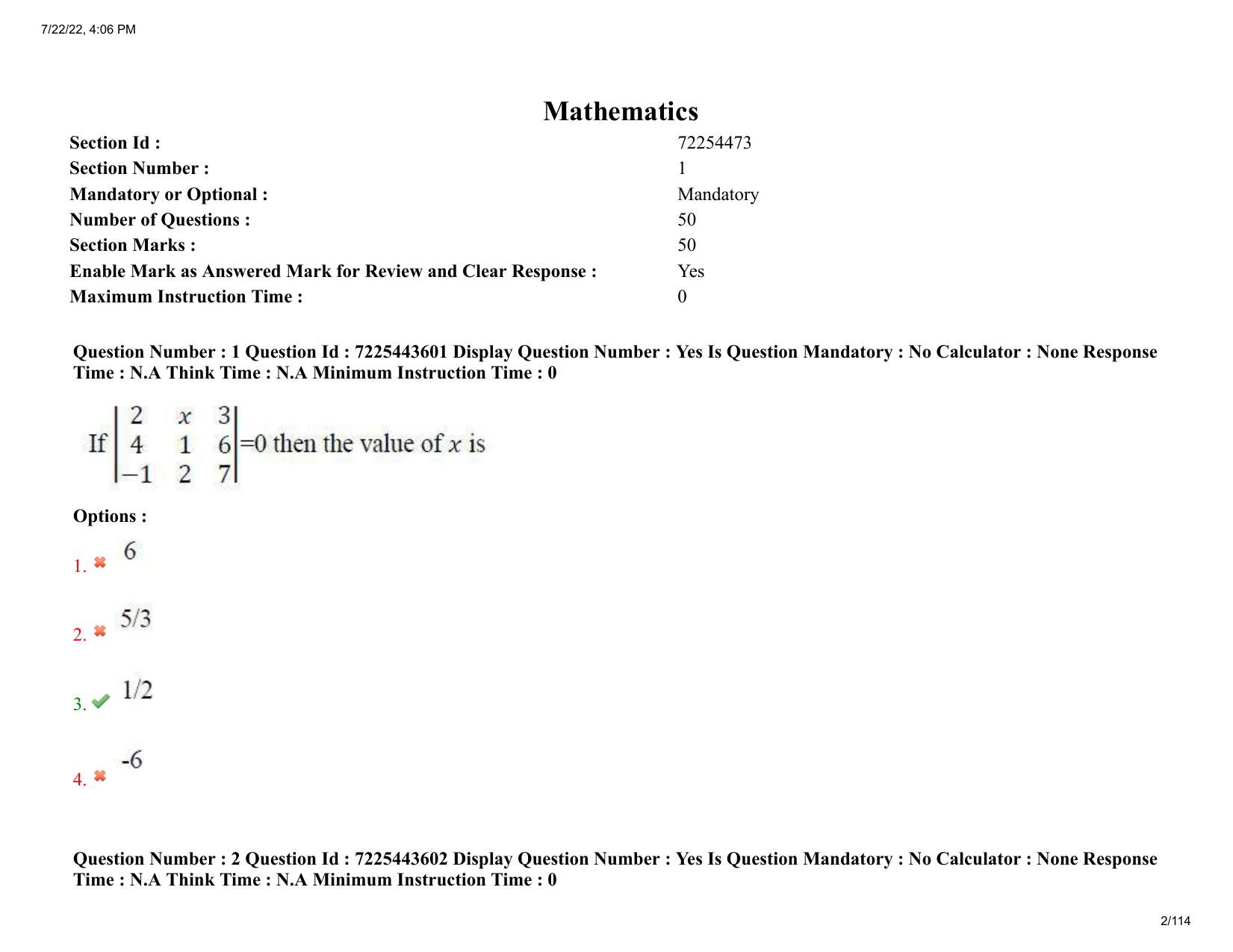 AP ECET 2022 - AGRICULTURAL ENGINEERING Question Paper With Preliminary Keys  - Page 2