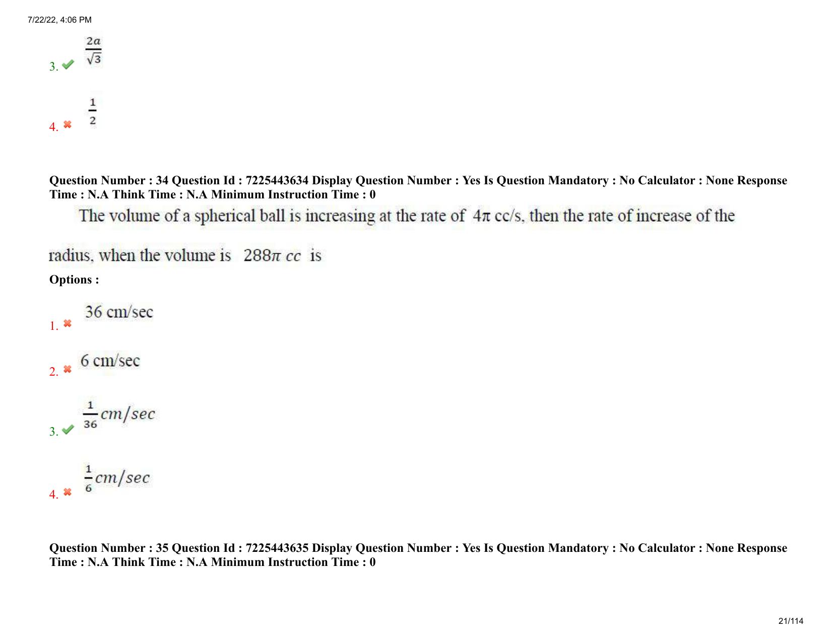 AP ECET 2022 - AGRICULTURAL ENGINEERING Question Paper With Preliminary Keys  - Page 21