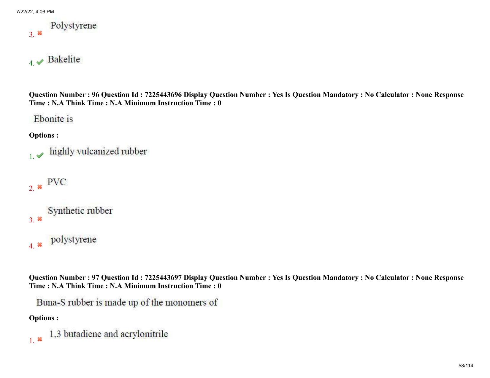 AP ECET 2022 - AGRICULTURAL ENGINEERING Question Paper With Preliminary Keys  - Page 58