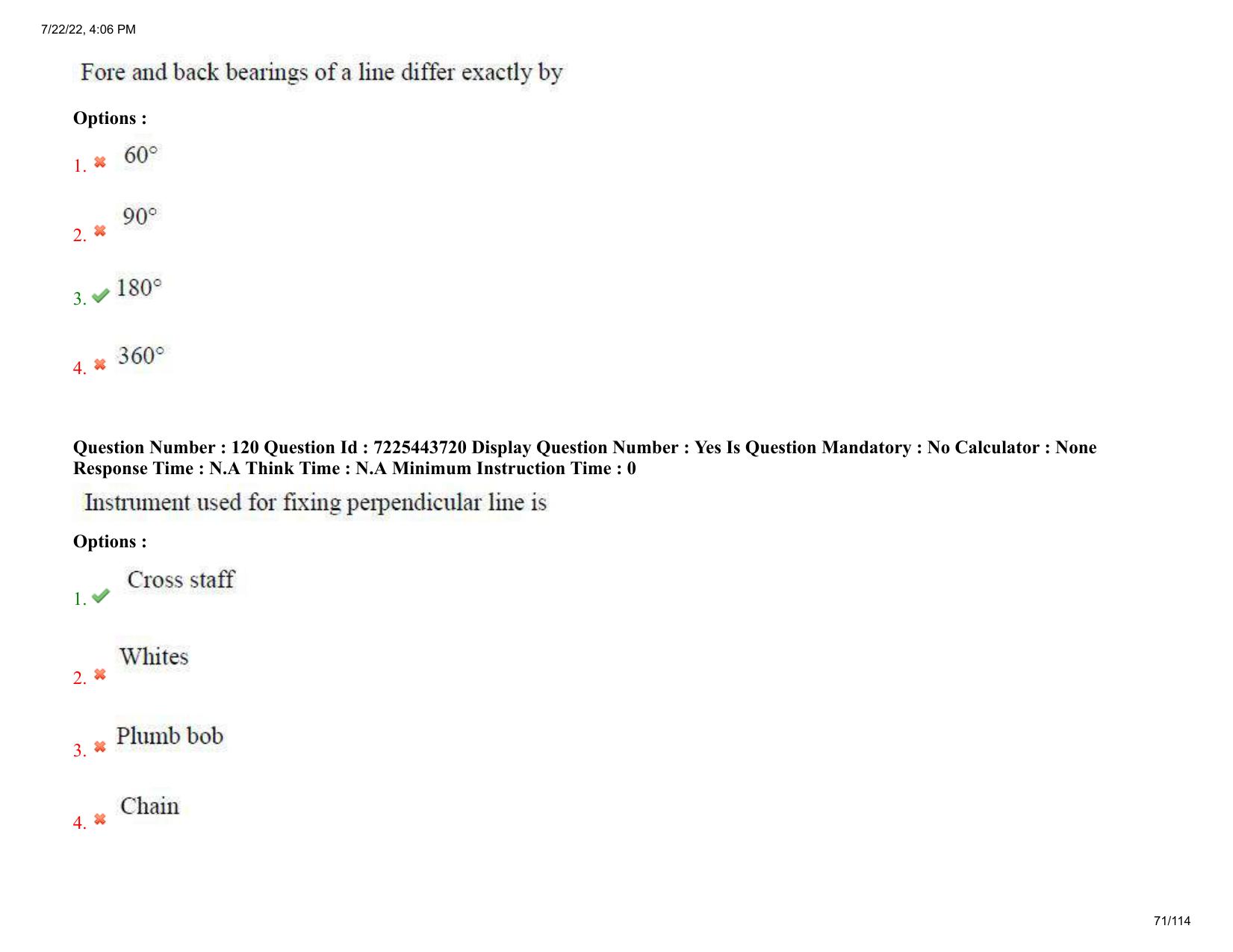 AP ECET 2022 - AGRICULTURAL ENGINEERING Question Paper With Preliminary Keys  - Page 71
