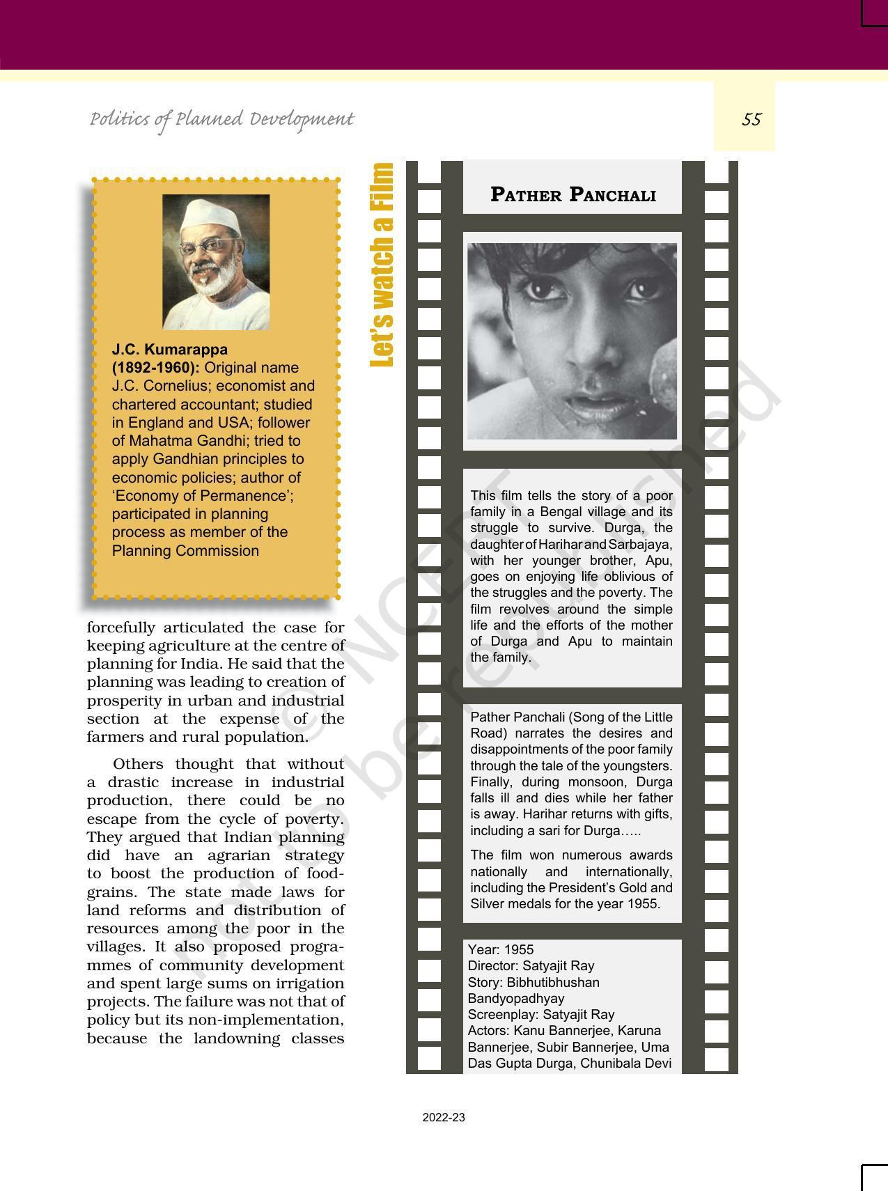 NCERT Book for Class 12 Political Science (Politics In India Since Independence) Chapter 3 Politics of Planned Development - Page 10