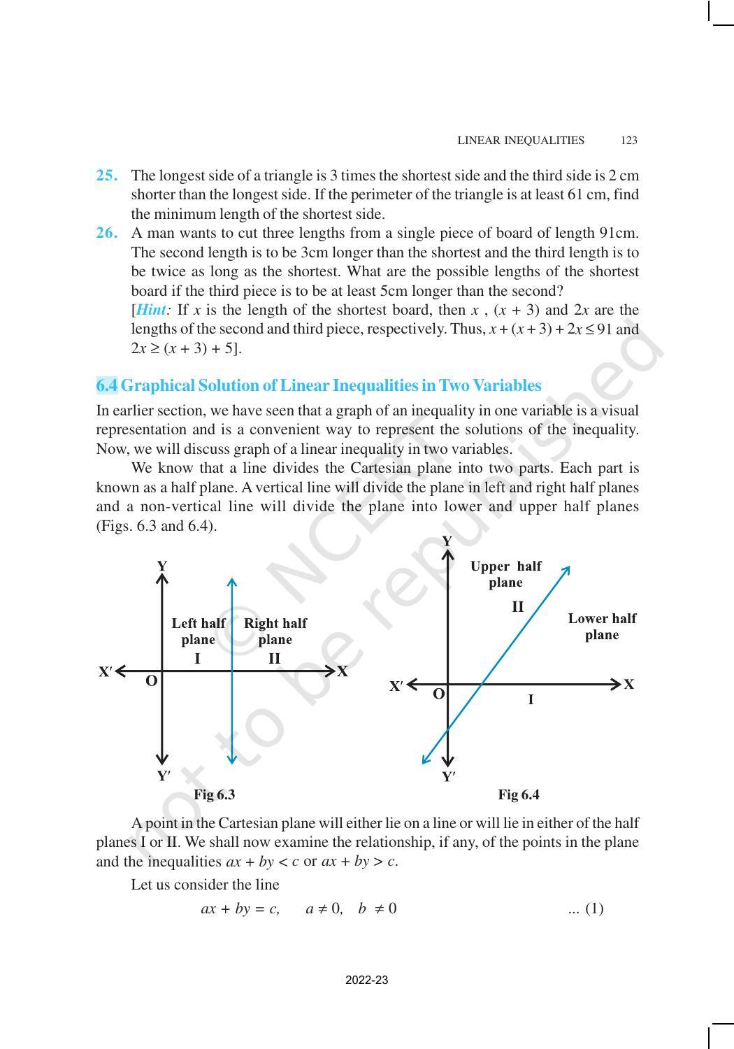 NCERT Book for Class 11 Maths Chapter 6 Linear Inequalities - Page 8