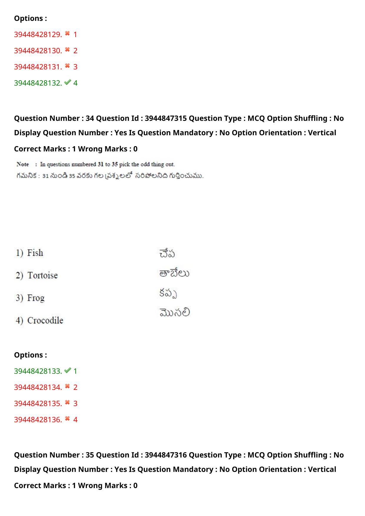 TS ICET 2021 Question Paper 2 - Aug 19, 2021	 - Page 32