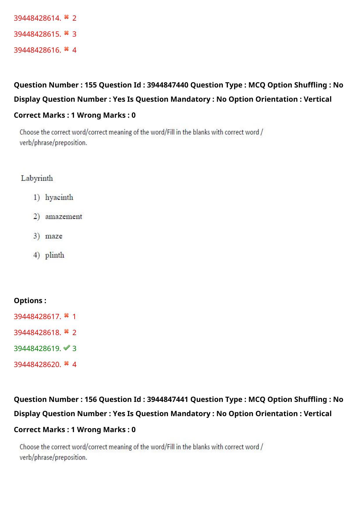 TS ICET 2021 Question Paper 2 - Aug 19, 2021	 - Page 155