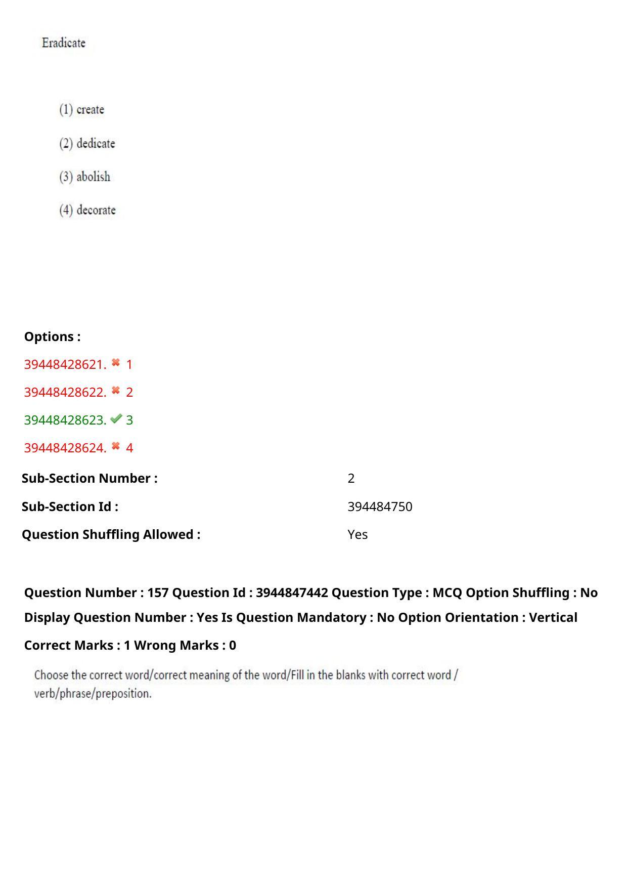 TS ICET 2021 Question Paper 2 - Aug 19, 2021	 - Page 156