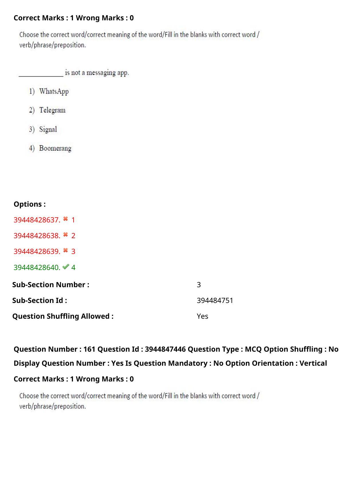 TS ICET 2021 Question Paper 2 - Aug 19, 2021	 - Page 159