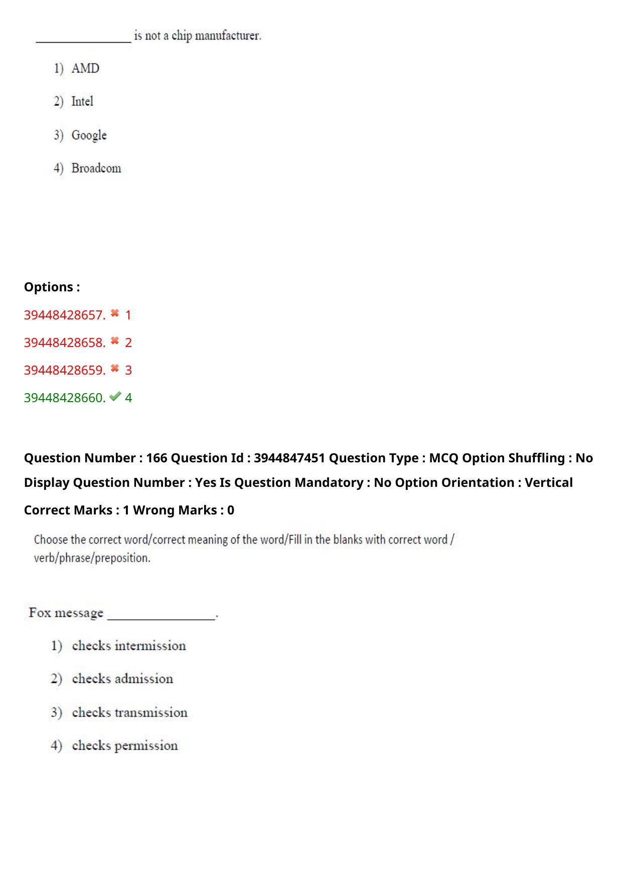 TS ICET 2021 Question Paper 2 - Aug 19, 2021	 - Page 163