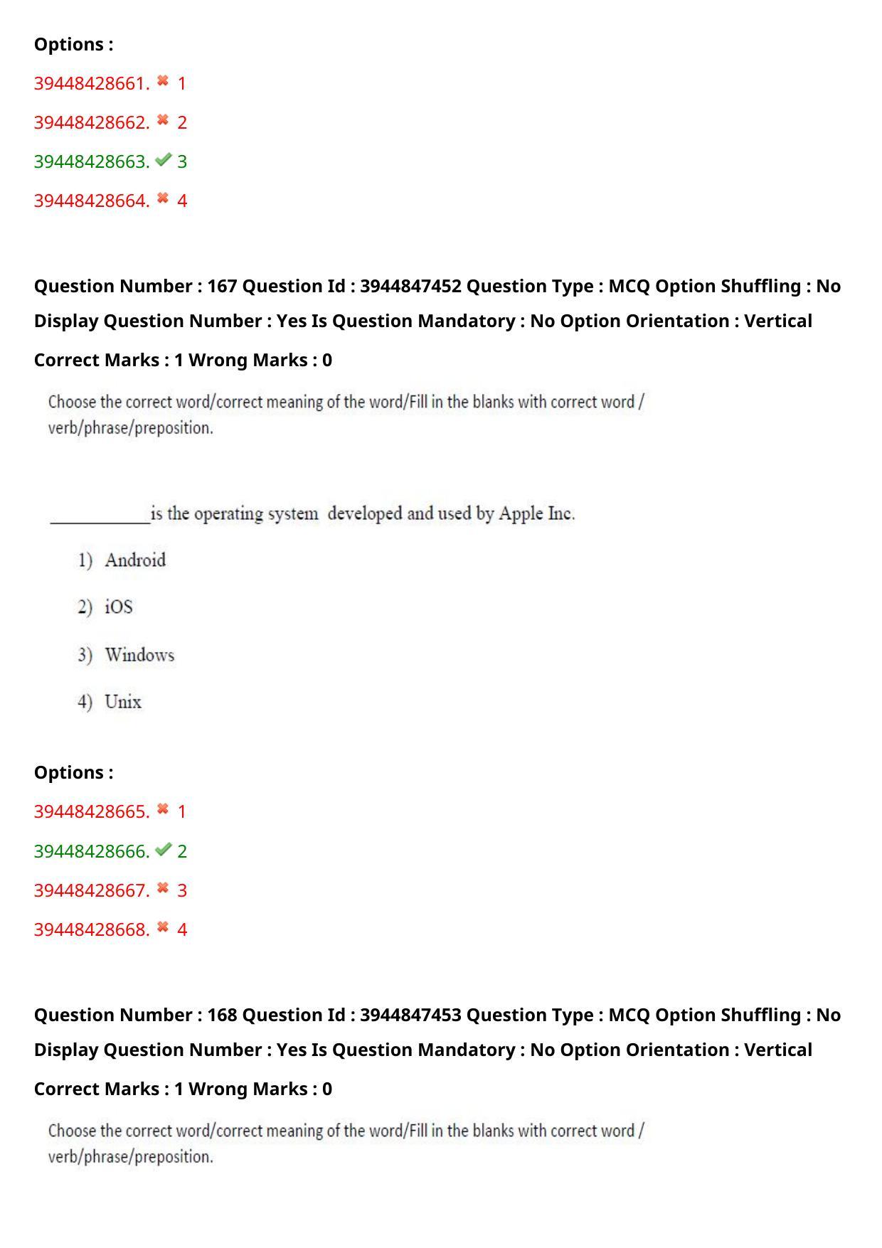 TS ICET 2021 Question Paper 2 - Aug 19, 2021	 - Page 164