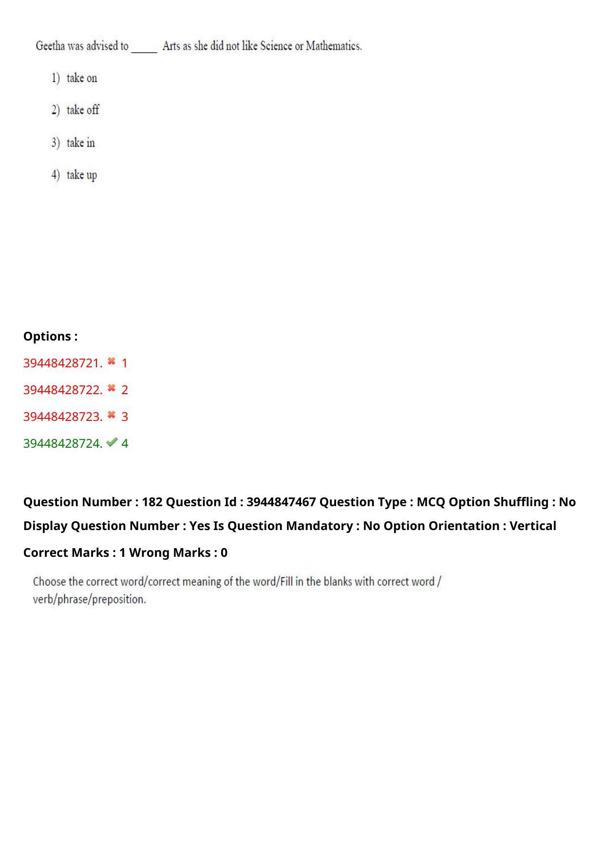 TS ICET 2021 Question Paper 2 - Aug 19, 2021	 - Page 177