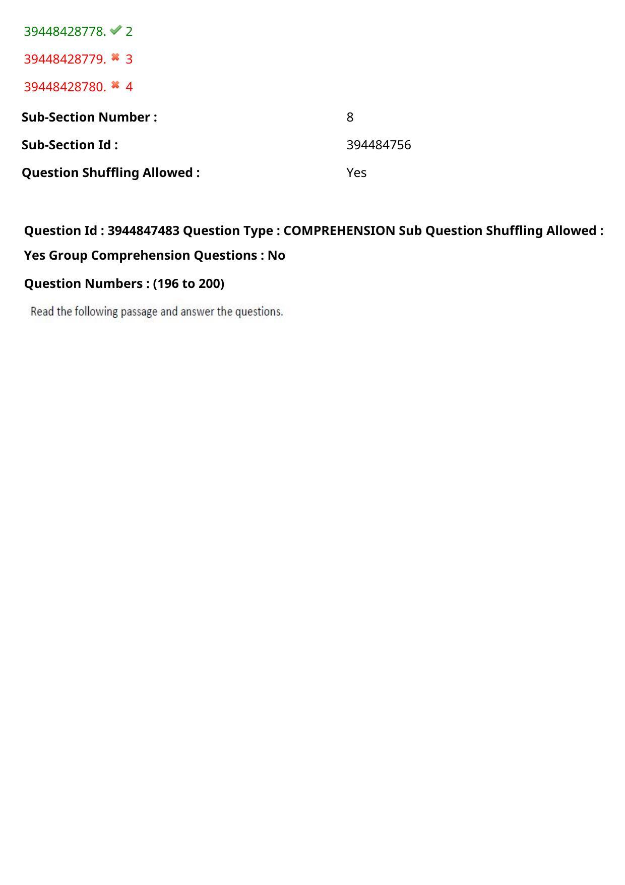 TS ICET 2021 Question Paper 2 - Aug 19, 2021	 - Page 190