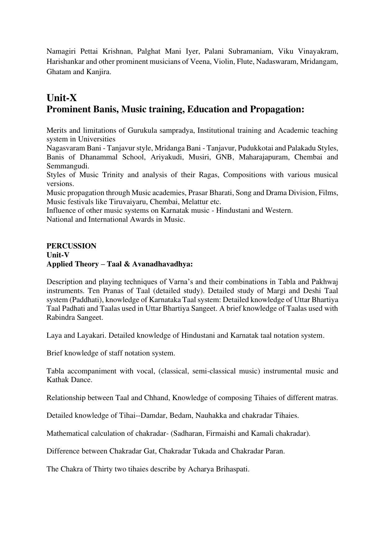 AP RCET Music Syllabus - Page 7