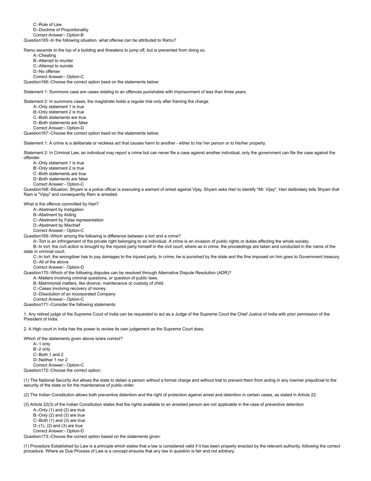 Kerala LLB 3 Year 2023 Question Paper with Answer Key - Page 15
