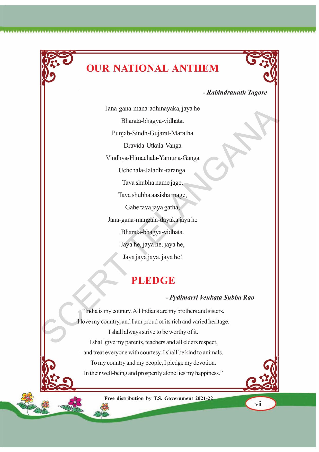 TS SCERT Class 7 English(English Medium) Text Book - Page 9