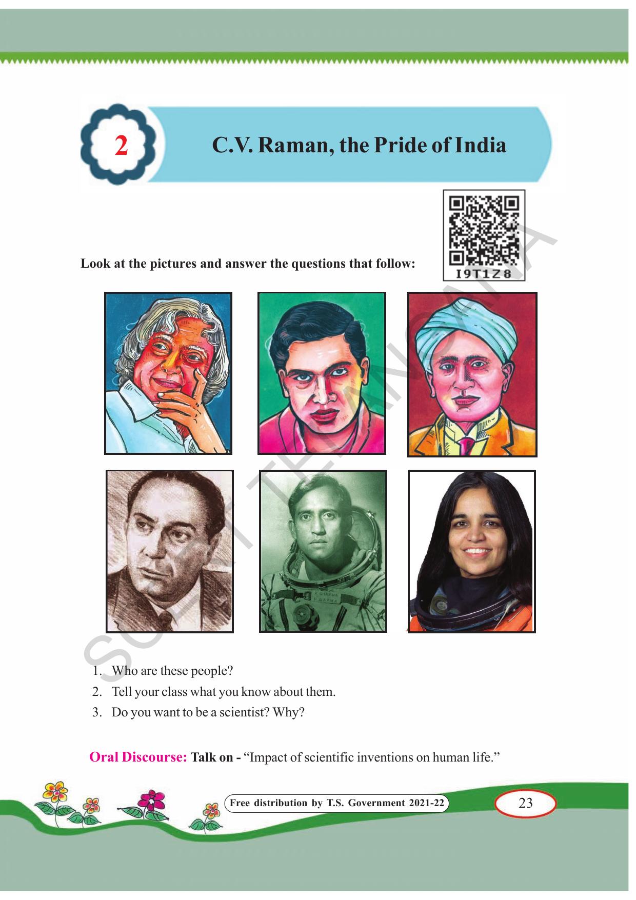 TS SCERT Class 7 English(English Medium) Text Book - Page 33
