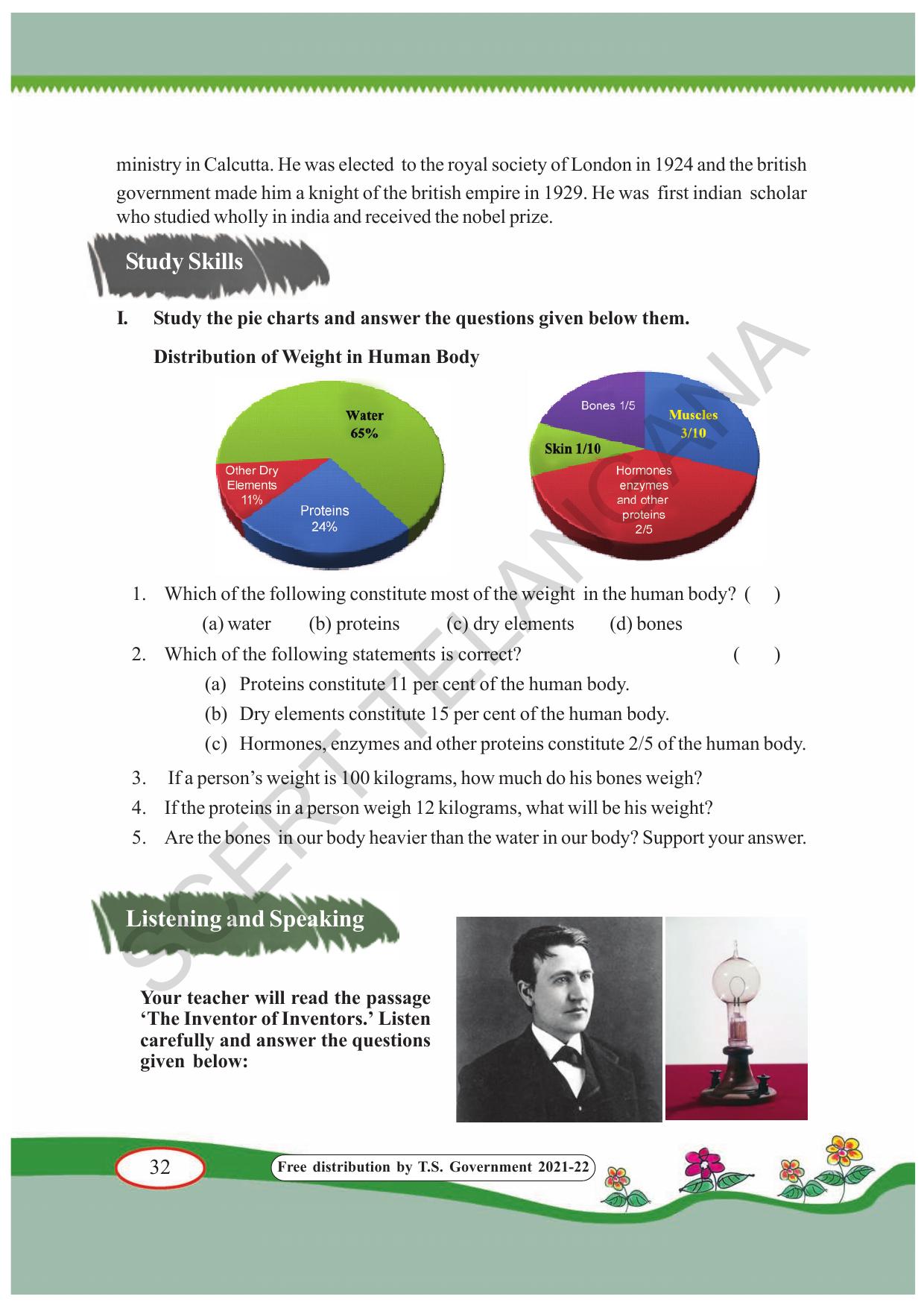 TS SCERT Class 7 English(English Medium) Text Book - Page 42