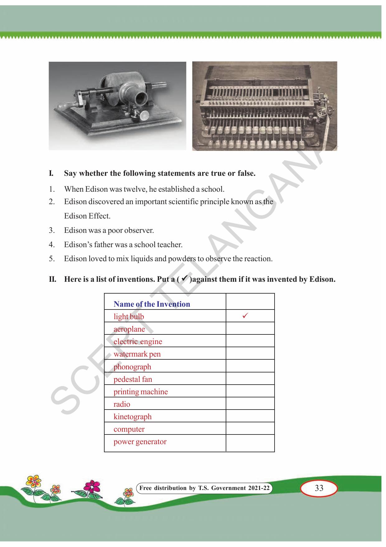 TS SCERT Class 7 English(English Medium) Text Book - Page 43
