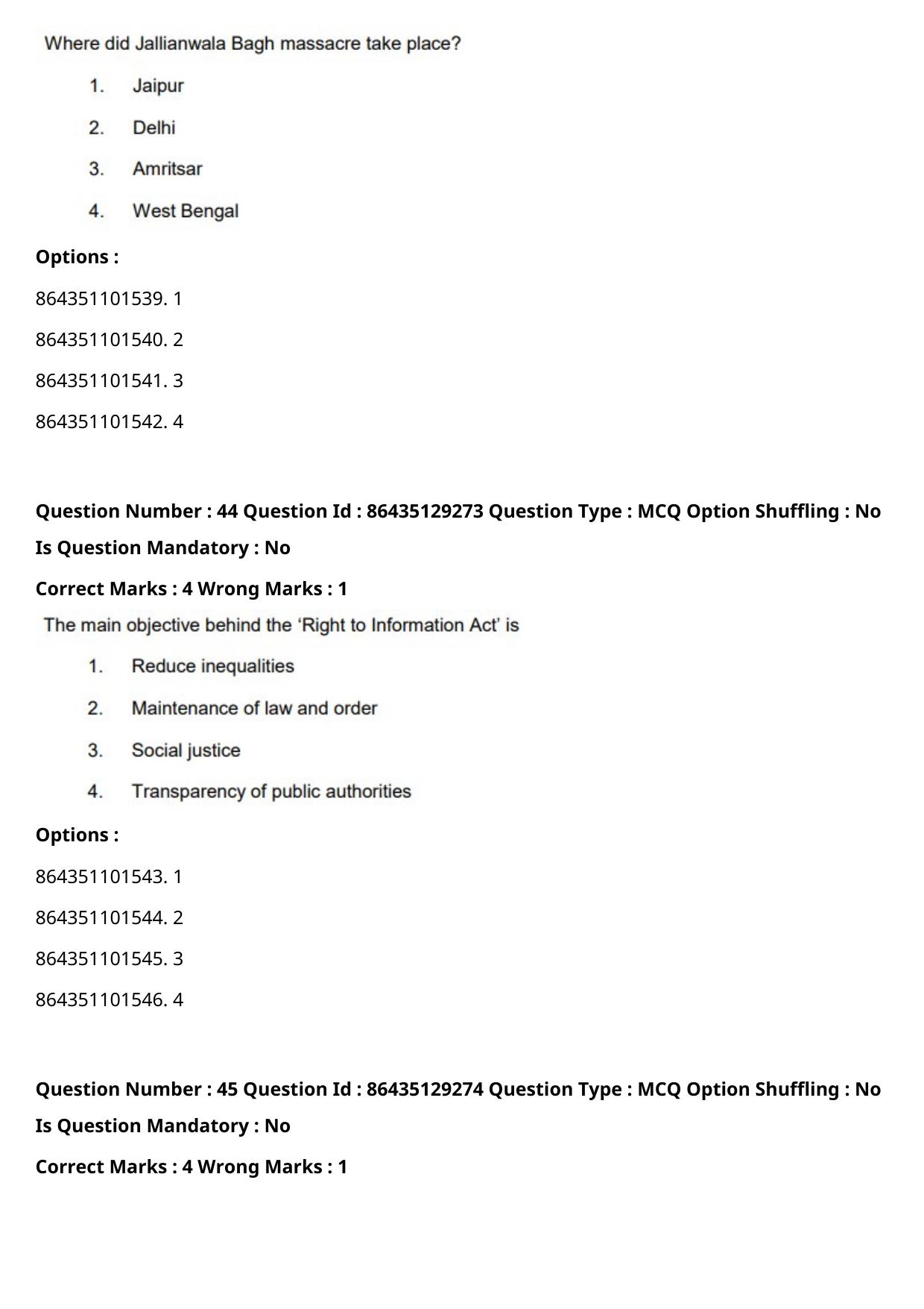 CUET PG 2021 PGQP41 Question Paper - Page 24