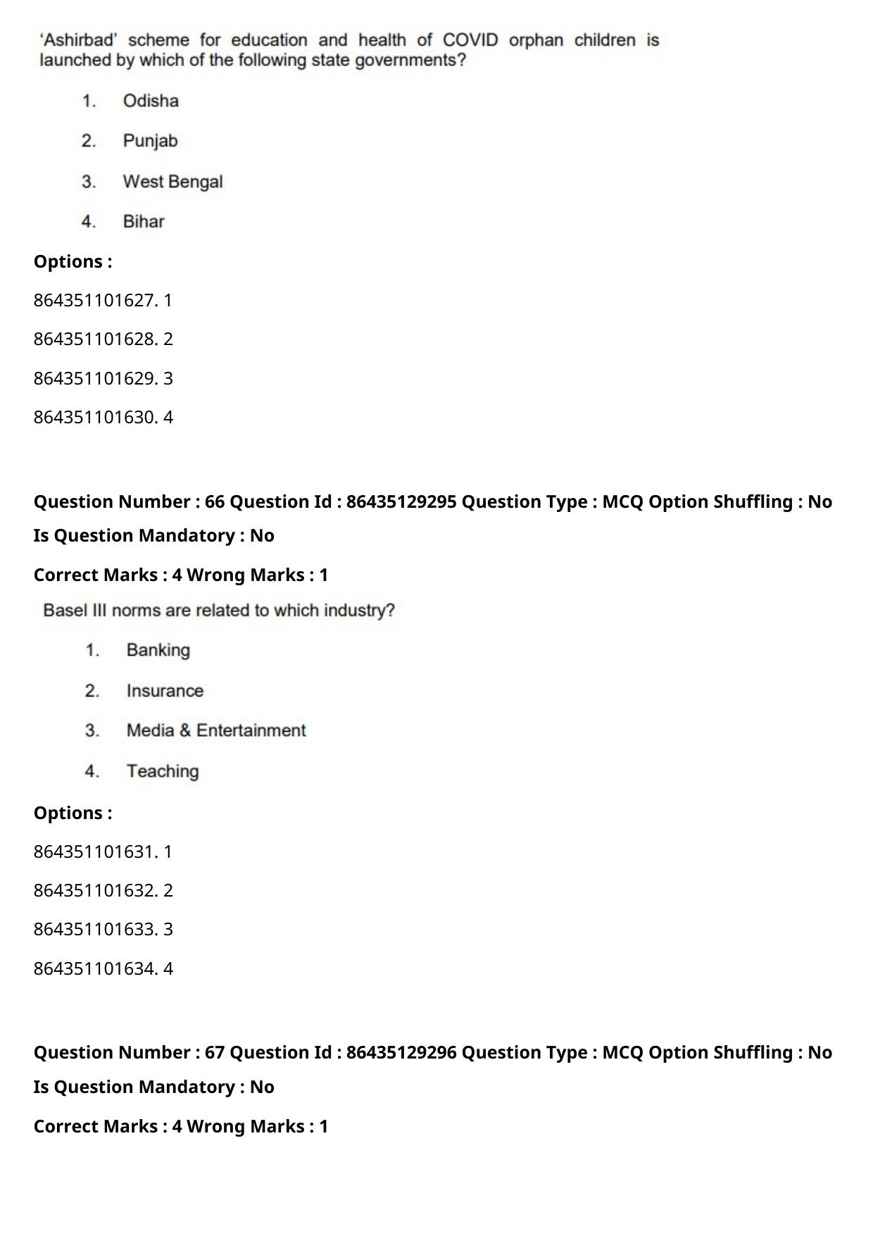 CUET PG 2021 PGQP41 Question Paper - Page 35