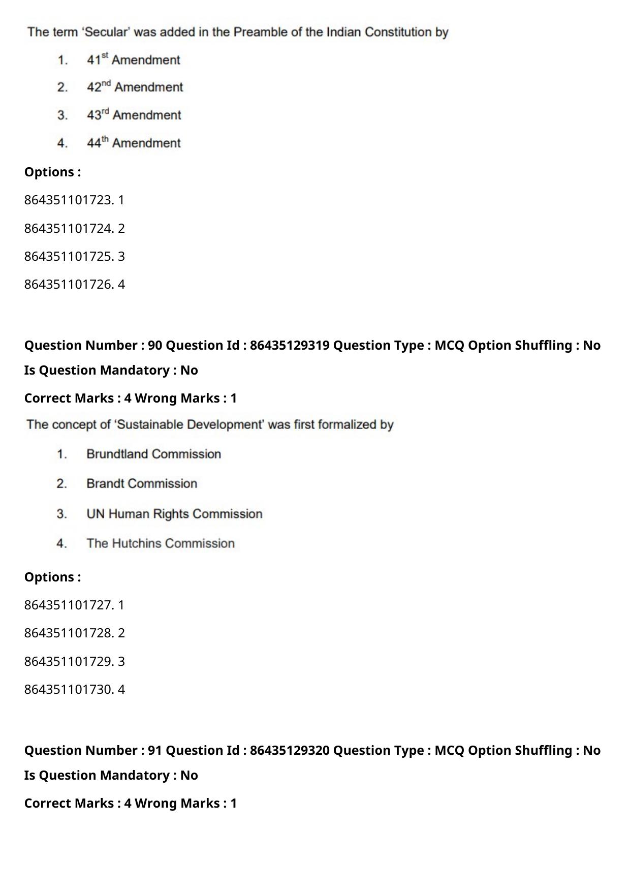 CUET PG 2021 PGQP41 Question Paper - Page 47