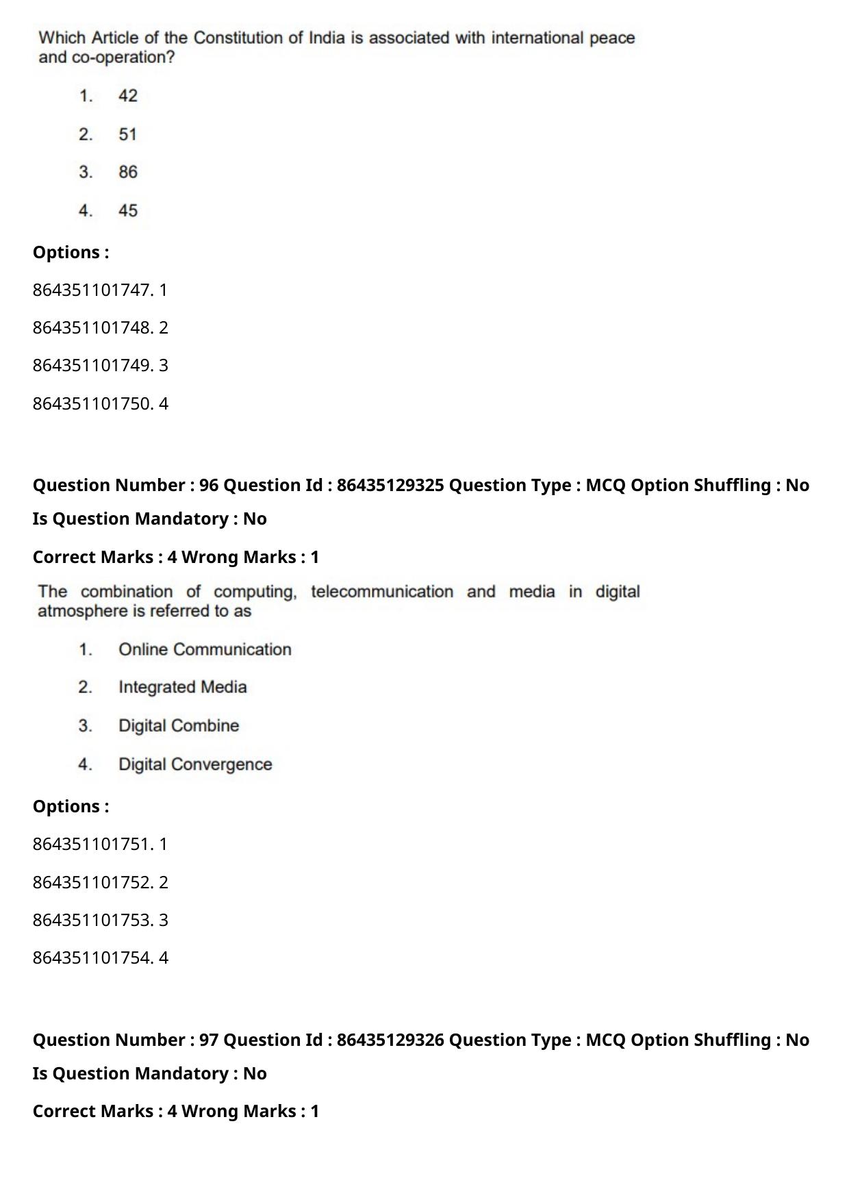 CUET PG 2021 PGQP41 Question Paper - Page 50